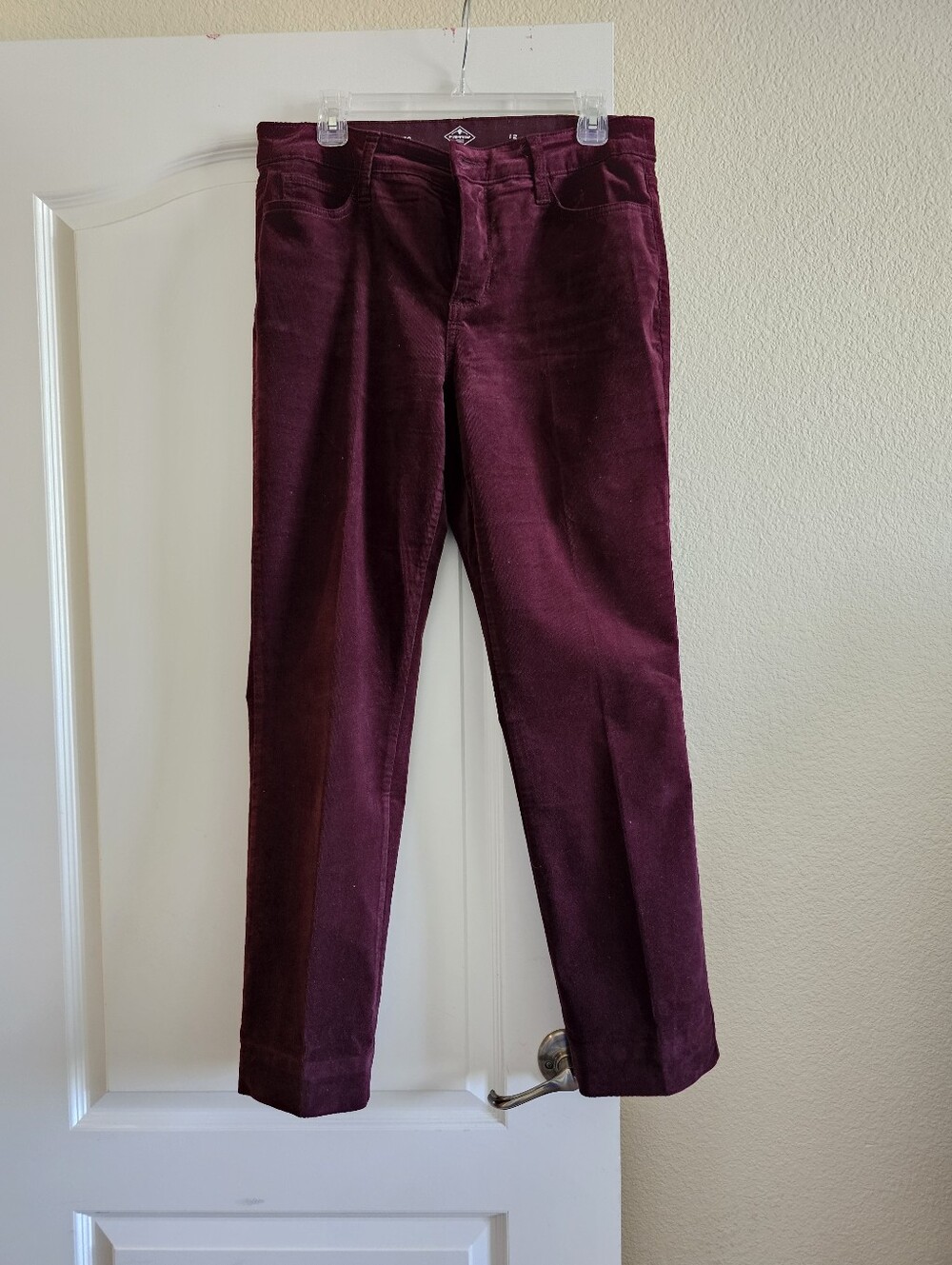 Womans Burgundy Corduroy Pants
